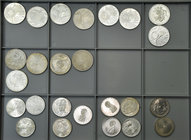 Germany RFN - Silver coins 5 and 10 mark (25 szt.)
Niemcy - RFN - Zestaw srebrnych monet okolicznościowych (25 szt.)

13 x 10 mark and 12 x 5 mark....