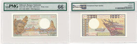 Djibouti - 500 francs 1988 - PMG 66 EPQ
Dżibuti - 500 franków 1988 - PMG 66 EPQ

Uncirculated piece.&nbsp;
Emisyjny stan zachowania.&nbsp; 

Gra...