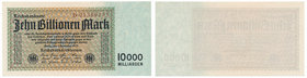 Germany - 10 billion mark 1923 - RARE
Niemcy - 10 bilionów marek 1923 - BARDZO RZADKI

Crisp uncirculated piece.&nbsp;
Rare in this condition.&nbs...