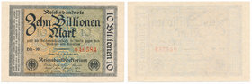 Germany - 10 billion mark 1923 - VERY RARE
Niemcy - 10 bilionów marek 1923 - DUŻA RZADKOŚĆ

Crisp uncirculated piece.&nbsp;
Very rare in this cond...