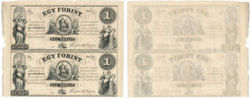 Hungary - Finanse Ministry Philadelphia - 1 forint 1852 (2 uncut pcs.)
Węgry - Ministerstwo Finansów na emigracji Filadelfia - 1 forint 1852 - 2 nier...