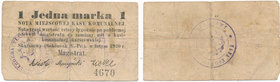 Skarszewy - 1 marka 1920 
 

Grade: F 
Literature: Podczaski W-038.D.1a