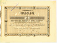 RAKSZAWA Akcyjne Towarzystwo dla Wyrobów Sukienniczych, 140 marek 20.05.1921
 Akcja spółki akcyjnej założonej w Galicji jeszcze przed I wojną światow...