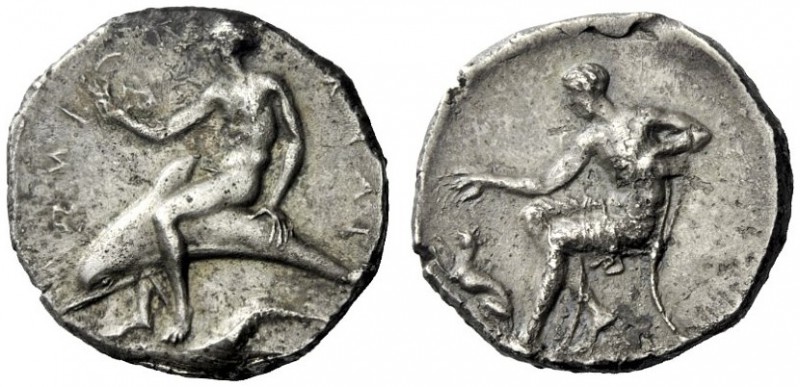  The M.L. Collection of Coins of Magna Graecia and Sicily   Calabria, Tarentum  ...