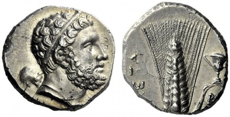  The M.L. Collection of Coins of Magna Graecia and Sicily   Metapontum  Nomos ci...