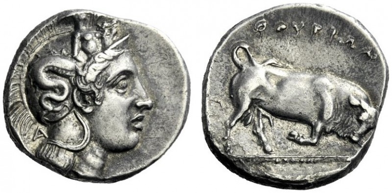  The M.L. Collection of Coins of Magna Graecia and Sicily   Thurium  Nomos circa...