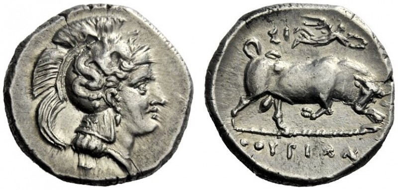  The M.L. Collection of Coins of Magna Graecia and Sicily   Thurium  Nomos circa...