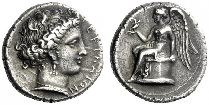 The M.L. Collection of Coins of Magna Graecia and Sicily   Terina  Nomos circa ...