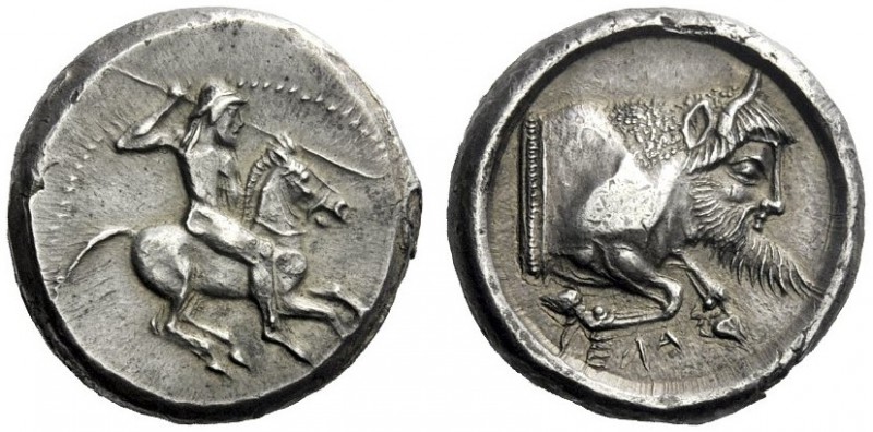  The M.L. Collection of Coins of Magna Graecia and Sicily   Gela  Didrachm circa...