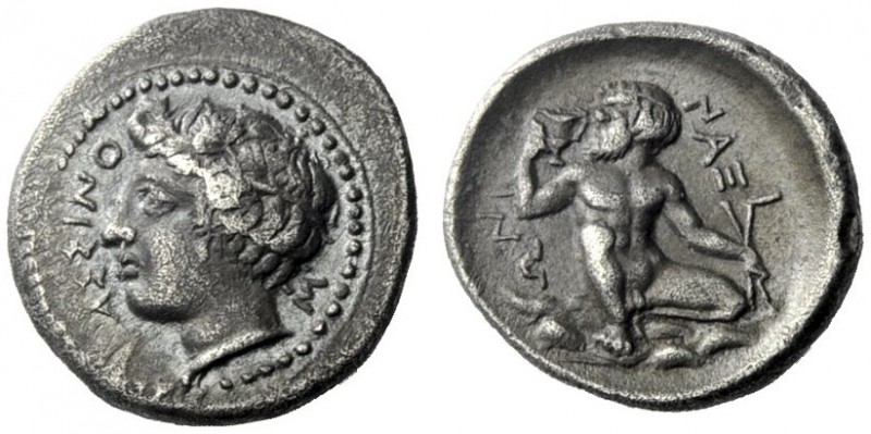  The M.L. Collection of Coins of Magna Graecia and Sicily   Naxos  Hemidrachm ci...