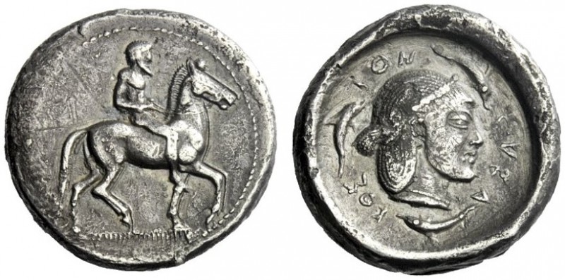  The M.L. Collection of Coins of Magna Graecia and Sicily   Syracuse  Didrachm c...