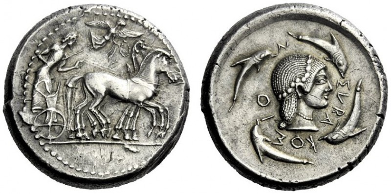  The M.L. Collection of Coins of Magna Graecia and Sicily   Syracuse  Tetradrach...