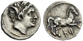  The J. FALM Collection: Miniature Masterpieces of Greek Coinage depicting Animals   The Carthaginians in Sicily and North Africa  ¼ shekel, Agrigentu...