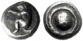  The J. FALM Collection: Miniature Masterpieces of Greek Coinage depicting Animals   Uncertain Thraco-Macedonian mint in the Pangeion Region  Tritarte...