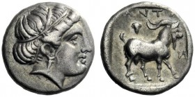  The J. FALM Collection: Miniature Masterpieces of Greek Coinage depicting Animals   Troas, Antandros  Trihemiobol circa late 5th-early 4th century, A...