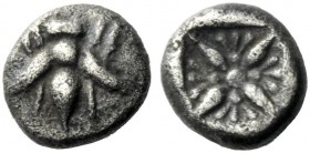  The J. FALM Collection: Miniature Masterpieces of Greek Coinage depicting Animals   Ephesus  1/12 stater circa 546, AR 0.77 g. Bee seen from above. R...