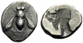  The J. FALM Collection: Miniature Masterpieces of Greek Coinage depicting Animals   Ephesus  1/24 stater end 6th century BC, AR 0.54 g. Bee seen abov...