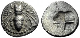  The J. FALM Collection: Miniature Masterpieces of Greek Coinage depicting Animals   Ephesus  1/12 stater circa end 6th century BC, AR 1.01 g. Bee see...