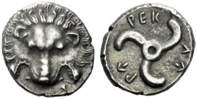  The J. FALM Collection: Miniature Masterpieces of Greek Coinage depicting Animals   Lycia, Pericles   1/3 stater circa 380-362, AR 3.05 g. Lion’s sca...
