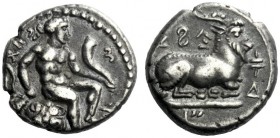  The J. FALM Collection: Miniature Masterpieces of Greek Coinage depicting Animals   Cyprus, Evagoras I, 411-373  1/3 stater circa 411-143, AR 3.27 g....