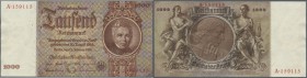 Deutsches Reich: 1000 Reichsmark 1936, Ro.177 in kassenfrischer Erhaltung // Germany: 1000 Reichsmark 1936, P.184 in perfect UNC condition