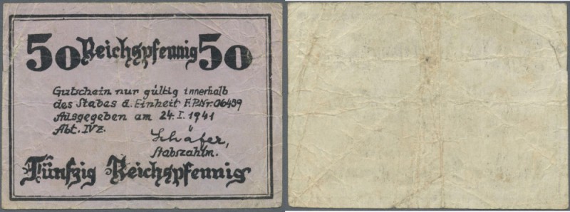 Armee-Oberkommando 12, 50 Reichspfennig, 24.1.1941, Gutschein, gültig innerhalb ...