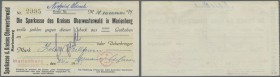 Marienberg, Sparkasse des Kreises Oberwesterwald, 10 Billionen Mark, 23.11.1923, Eigenscheck, Erh. II-