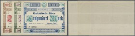 Ruhla, Gebrüder Thiel GmbH, 20, 50 Mark, 16.11.1918 - 1.2.1919 (gedruckt), 100 Mark, 16.11.1918 (ohne Einlösungsdatum), mit KN, ohne Unterschriften, E...