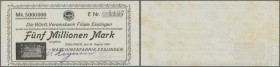 Esslingen, Maschinenfabrik Esslingen, 5 Mio. Mark, 24.8.1923, Reihe E, Erh. III