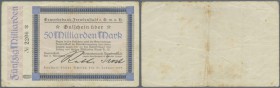 Freudenstadt, Gewerbebank, 50 Mrd. Mark, 3.11.1923, Erh. III-IV