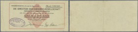 Friedrichshafen, Zahnradfabrik AG, 1 Mio. Mark, 18.8.1923, Scheck auf Disconto-Gesellschaft, Erh. III-