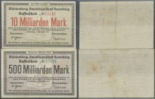 Neuenbürg, Amtskörperschaft, 10, 500 Mrd. Mark, 1.11.1923, Erh. III, 2 Scheine