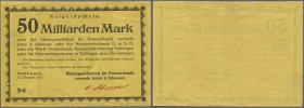 Tuttlingen, Aktiengesellschaft für Feinmechanik vormals Jetter & Scheerer, 50 Mrd. Mark, 27.10.1923, Reihe Dd, Erh. III