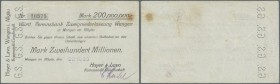 Wangen, Hoyer & Lavo KG, 200 Mio. Mark, 20.10.1923 (Datum gestempelt), Erh. III-