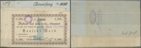 Welzheim, Bankhaus Carl Hahn & Co., 1000 Mark, 27.9.1923, 12.10.1923, jeweils 2 Scheine mit und ohne Rundstempel, 20 Tsd. Mark, 24.2.1923, 2 Scheine a...