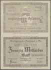 Geislingen, Stadtgemeinde, 1 (3), 10 (2) Mio. Mark, 28.9.1923, 100 (2) Mio. Mark, 12.10.1923, 20 (3), 100 Mrd. Mark, 26.10.1923, 100 (2) Mrd. Mark, 8....