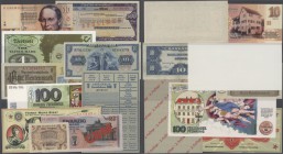 1944 / 2009, umfangreiches Lot mit über 160 Banknoten, Scherzscheinen, Lebensmittelkarten, Privat- und Regionalgeld aus Deutschland,dabei 5 Pfennig un...