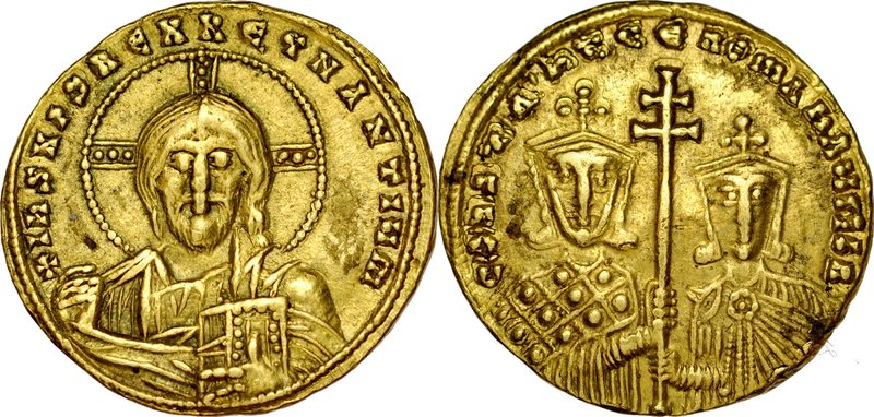 Solid, Konstantynopol, Konstantyn VII & Romanus I 920-944.
 Av.: Półpostacie ob...