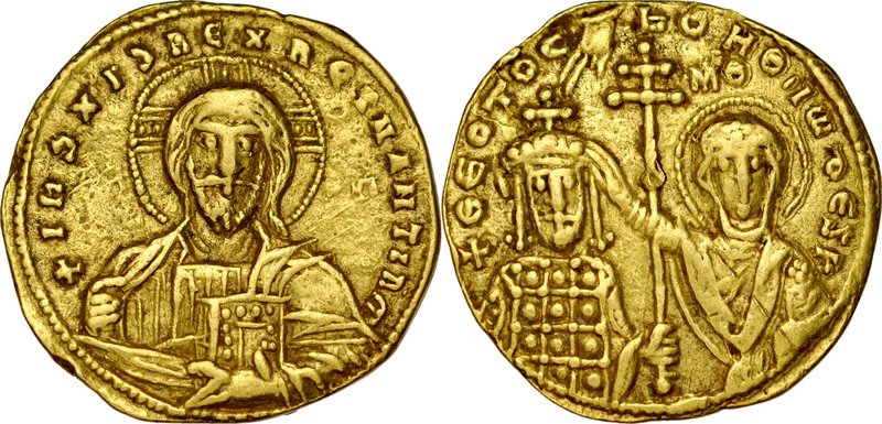 Histamenon nomisma, Konstantynopol, Johannes I Tzimisces 969-976.
 Av.: Popiers...