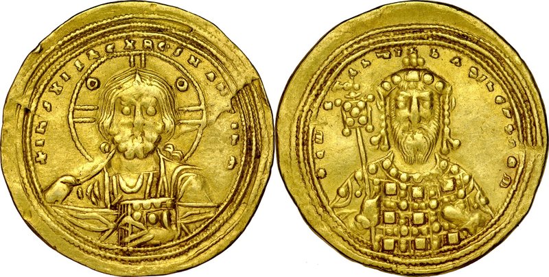 Histamenon, Konstantynopol, Konstantyn VIII 1025-1028.
 Av.: Popiersie Chrystus...