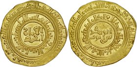 Dinar data nieczytelna, al-Quahira, al-Adil Abu Bakr AH 596-615.