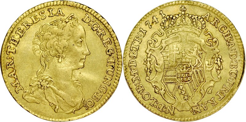 Transylwania, Maria Teresa 1740-1780, Dukat 1741, Gyulafehervar.
 Hus. 955, Bes...