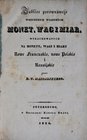 Massalski E.T., Tablice porównawcze wszystkich wiadomych monet, wag i miar, Petersburg 1834.