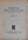 Pamiętnik drugiego zjazdu numizmatyków i medalografów polskich w Poznaniu, Poznań 1930.
