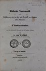 Cavedoni C., Biblische Numismatik, Band I und II, Hannover 1855.