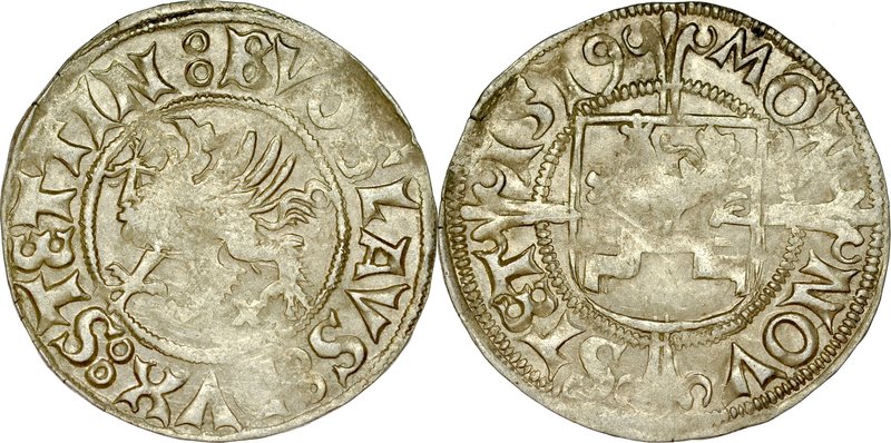 Pomorze, Bogusław X 1478-1523, Szeląg 1519, Szczecin.
 Kop. 4194, Dbg.P 407, pi...