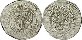 Prusy Książęce, Jan Zygmunt 1608-1618, Grosz 1614, Drezdenko.