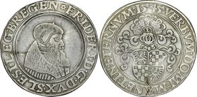 Śląsk, Księstwo Legnicko-Brzesko-Wołowskie, Fryderyk II 1505-1547, Półtalar 1545, Legnica, RR.