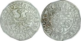 Śląsk, Księstwo Legnicko-Brzesko-Wołowskie, Jan Chrystian i Jerzy Rudolf 1603-1621, 3 krajcary 1618, Złoty Stok.