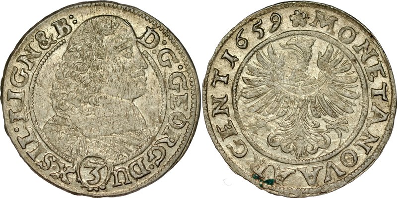 Śląsk, Księstwo Legnicko-Brzesko-Wołowskie, Jerzy III Brzeski 1654-1664, 3 krajc...
